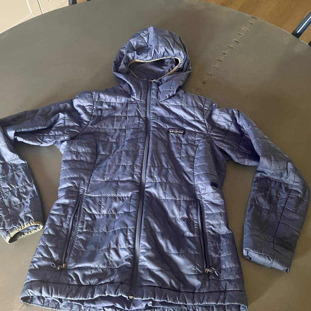 Patagonia Quilted Blue Puffer Jacket
